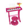 Bontempi | MiniKeyFun - Tastiera Giocattolo a 37 Tasti per Piccoli Musicisti con Microfono, Sgabello e Leggio, Blu e Rosso, 60x43x12cm view 1