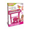 Bontempi | MiniKeyFun - Tastiera Giocattolo a 37 Tasti per Piccoli Musicisti con Microfono, Sgabello e Leggio, Blu e Rosso, 60x43x12cm view 2