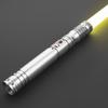 First Steps Lightsaber by SaberX: Duel-Ready, Color-Changing, 50w LED, Sound Effects, Aircraft Aluminum, Polycarbonate Blade, Ergonomic Handle, Ideal for Beginners & Enthusiasts, 92cm Proffie-Silver view 1
