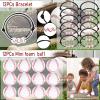 208Pcs Baseball Party Favors with Baseballs Party Bags Whistle Mini Foam Ball Slap Bracelets Keychains Sticker Tattoo for Baseballs Party Goodie Bag Fillers view 2