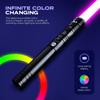SaberX First Steps Dueling Lightsaber  Color Changing 12w LED, Sound Effects, Duel Ready Polycarbonate Blade, Ergonomic Aircraft Aluminum Handle for Beginners and Enthusiasts - 72cm Proffie-Blue view 3