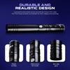 SaberX First Steps Dueling Lightsaber  Color Changing 12w LED, Sound Effects, Duel Ready Polycarbonate Blade, Ergonomic Aircraft Aluminum Handle for Beginners and Enthusiasts - 72cm Proffie-Blue view 4