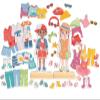 Magnetic Dress Up Puzzle with Wooden Base Creative Set view 1