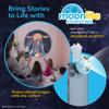 Moonlite Storytime Starter Pack with Smartphone Projector, Picture Disc and Four Stories, Ideal for Bedtime, Storytime, Family Travel and Thoughtful, Storytime view 2