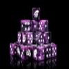 Baron of Dice Alien Resin Dice - Set of 25 (Square, Purple) view 1