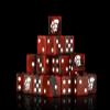 Baron of Dice Alien Resin Dice - Set of 25 (Square, Red) view 1
