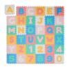 Relaxdays 10048919 Puzzle Mat ABC and Numbers, 36 Pieces, Children's Play Mat, W x D: 171 x 171 cm, BPA-Free, Foam, Multi-Coloured view 1
