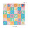 Relaxdays 10048919 Puzzle Mat ABC and Numbers, 36 Pieces, Children's Play Mat, W x D: 171 x 171 cm, BPA-Free, Foam, Multi-Coloured view 4