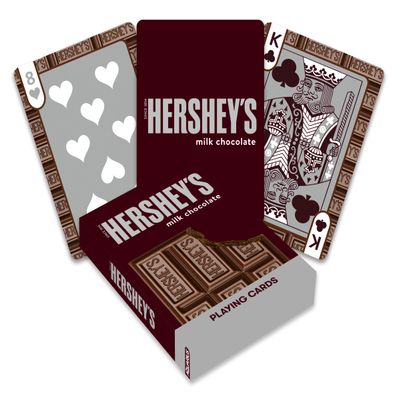 AQUARIUS Hersheys Playing Cards - Hersheys Themed Deck of Cards for Your Favorite Card Games - Officially Licensed HERSHEYS Merchandise & Collectibles