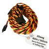 BackBayRC - 20awg Twisted Servo Extension Cable w/Safety Clip - 100 Strands for RC Vehicles, Drones, E-Bikes - 8 Lengths / 5 Wires per Pack (150CM / 60in / 5ft) view 1