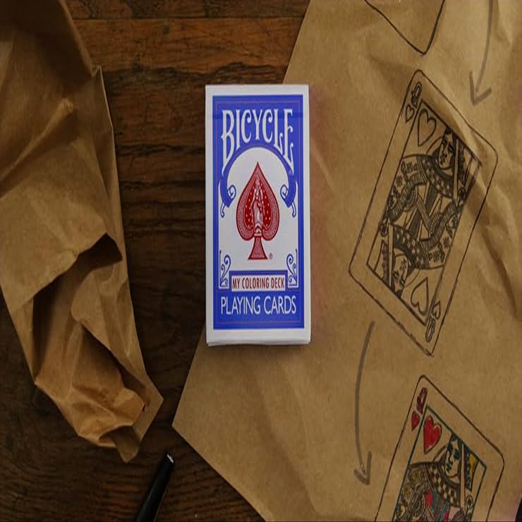 MJM Magic My Coloring Deck by Jordan Victoria (Blue)