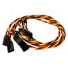 BackBayRC - 20awg Twisted Servo Extension Cable - 100 Strands for RC Vehicles, Drones, E-Bikes - 6 Lengths / 5 Wires per Pack (30CM / 12in / 1ft) view 2