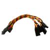 BackBay R/C 20awg Twisted Servo Extension Cable - 100 Strands for RC Vehicles, Drones, E-Bikes - 6 Lengths / 5 Wires per Pack (15CM / 6in / 1/2ft) view 2