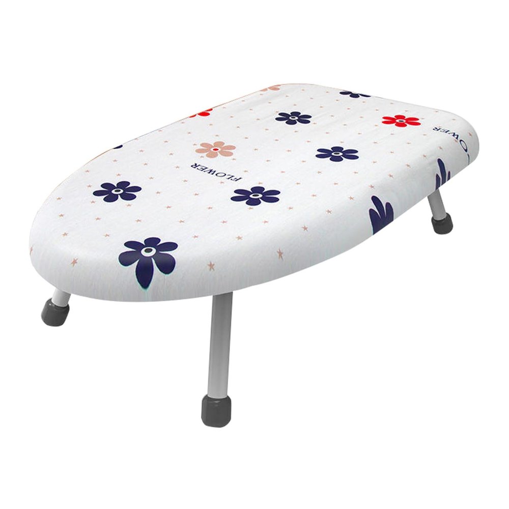 Mini Desktop Ironing Board Household Folding Ironing Board Portable Ironing Board Small Iron pad Ironing Board Rack Anti-scalding (Color : B)