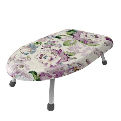 Mini Desktop Ironing Board Household Folding Ironing Board Portable Ironing Board Small Iron pad Ironing Board Rack Anti-scalding (Color : E)