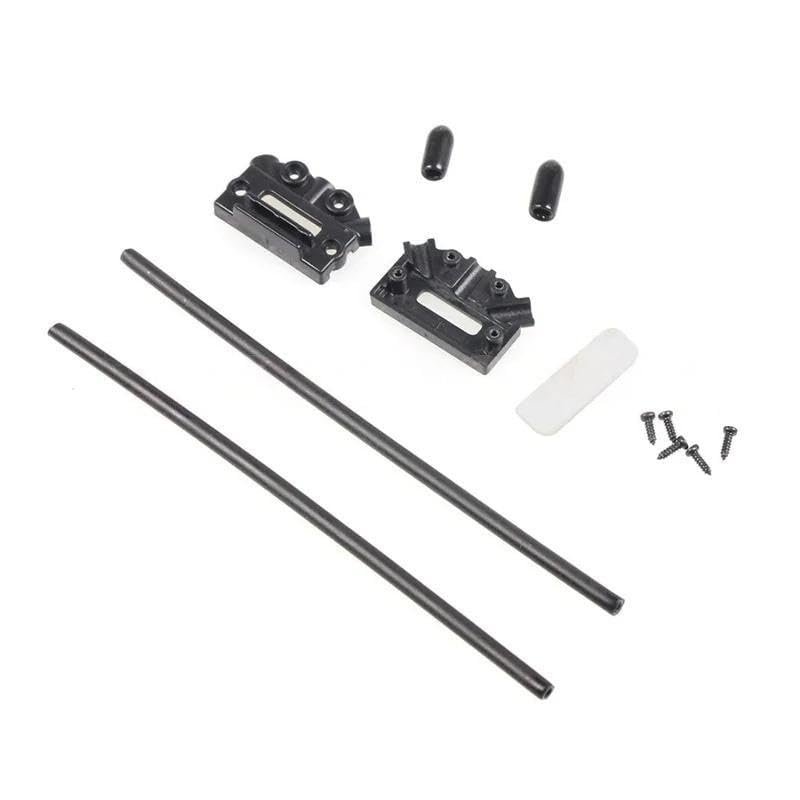 4PC CC3D Atom VType Receiver Antenna Pedestal Box Fixing Seat Mount Holder for RC FPV Car Multirotor Quadcopter Drone (4Set Black)