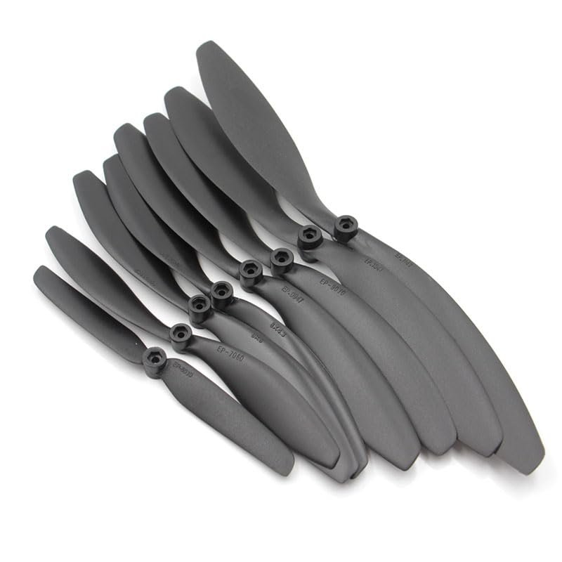 10pcs/lot Haoye EP-5045/6030/7060/8043/8060/9047/9070/1047/1147 3mm Hole High-Efficiency Slow Speed Paddle for RC Airplane Part (1147 10PCS)