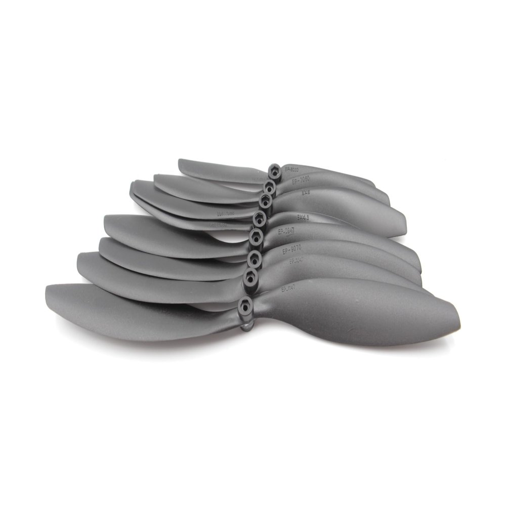 10pcs/lot Haoye EP-5045/6030/7060/8043/8060/9047/9070/1047/1147 3mm Hole High-Efficiency Slow Speed Paddle for RC Airplane Part (8060 10PCS)