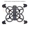 4PCS Landing Gear Drone Protective Foot Cover for DJI Avata 2,Increased Height Legs Feet Accessories Anti Wear Landing Gear Replacement view 4