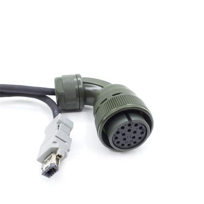 Servo Motor Power Cable JZSP-UVA102-03-E JZSP-UVA102-05-E Encoder Cable JZSP-CMP02-03-E JZSP-CMP02-03-E (Color : Encoder Cable, Size : 3M)