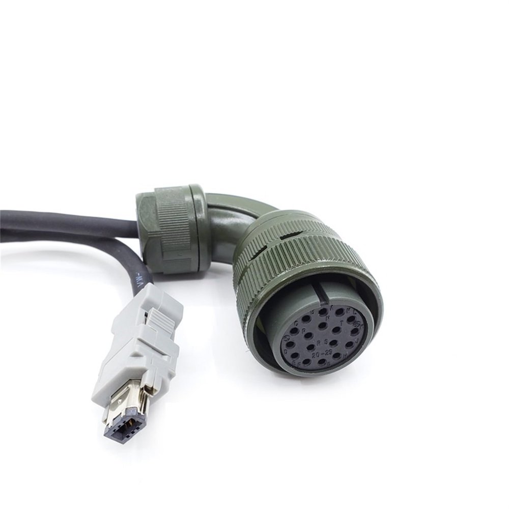 Servo Motor Power Cable JZSP-UVA102-03-E JZSP-UVA102-05-E Encoder Cable JZSP-CMP02-03-E JZSP-CMP02-03-E (Color : Encoder Cable, Size : 3M)