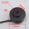OQATNXUR DC 12V Micro Mini 2204 PTZ Brushless Electronic Starter, Electric Double Ball Bearing Outer Rotor RC Drone Aircraft Model UAV Mobile Camera, Accessories view 2