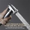 PDOLIGBDN HandheldSprayer Set,Premium Pressure-Free Spray Gun Screw Into The Circular Nozzle Shattaf,Shower Cloth Diaper Spray Attachment,Toilet Cleaner,Pressure Control view 4