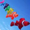 8ft 7-Color Software Frameless Clownfish Kite, Adult Giant 3D Kite, Pendant Inflatable Performance, Tear Resistant Nylon Fabric Bag (Purple) view 3