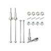 cvking RC Car Drive Shafts Compatible with HAIBOXING 901 901A 903 903A 905 905A 1/12 RC Car Upgrade Parts Metal Front and Rear Drive Shaft with 12Mm Hex view 2