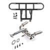 FLMLF 2 Hole Silencer Exhaust Pipe + Rear Bumper of 23CC~45CC Engine for 1/5 Hpi Rofun Rovan King Motor Baja 5B Rc Car Parts view 3
