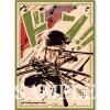 60ct 67x92mm Ink Holographic Flashing Top Loading Trading Card Sleeves Deck Protector for MTG/TCG/PTCG Art Anime Printing Card Sleeves Protectors (Roronoa Zoro) view 1