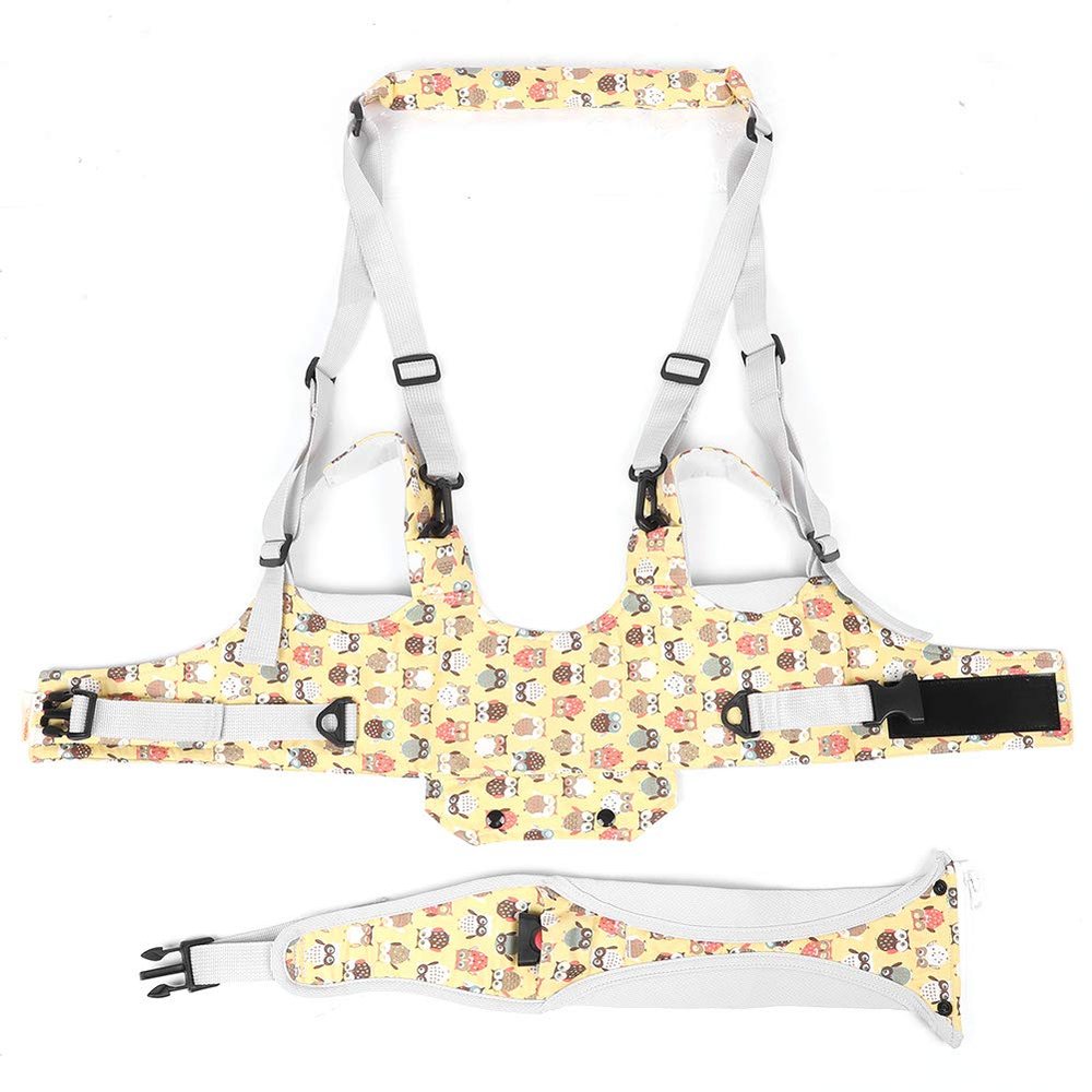 Baby Walking Harness Handheld Baby Walker Assistant Belt Adjustable Toddler Infant Walker Safety Harnesses Standing Up and Walking Learning Helper with Detachable Crotch (Light