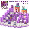 48PCS Magnetic Blocks, Valentines Day Gifts for Kids,Easter Basket Stuffers,Ideal Gifts for Kids Ages 3 4 5 6 Year Old, Magnetic Cubes Sensory Montessori Toys for Boys & Girls view 1