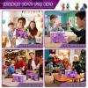 48PCS Magnetic Blocks, Valentines Day Gifts for Kids,Easter Basket Stuffers,Ideal Gifts for Kids Ages 3 4 5 6 Year Old, Magnetic Cubes Sensory Montessori Toys for Boys & Girls view 2