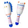 Evoceler Baby Toys, 2 Pac Bear Rattles & Shaker Toys with Teether, Sensory Toys for 0+M Babies, Soft Silicone BPA Free, Perfect Size for Grasp and Shake, Ideal Baby Boy Girl Toy Gift view 1