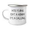 Yume Lumi Kite Flying Is My Calling Camping Mug | Inspirational Kite Flying Gifts for Father's Day | Gifts from Children to Dad view 1