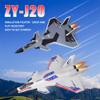 Amersis Remote Control Plane RTF J-20 Fire Fang 2.4Ghz 6-axis Gyro RC Airplane with Light Strip, Jet Fighter Toy Gift for Kids Beginner (Stealth White) view 2