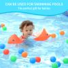 MoonxHome Ball Pit Balls for Toddlers, Plastic Balls for Ball Pit, BPA Free Crush Proof, Kid's Pool Water Toys for Play Tent 2.15" Blue&Yellow 100pcs view 4