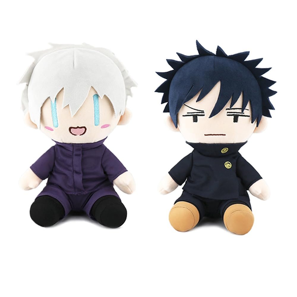 2pcs Anime Character Plush Figure,Anime Stuffed Pillow,Large Soft Throw Pillow, Cartoon Cuddle Figurine Cushion for Hugging Sleep Together,Home Sofa Decoration.Gift for Friends 9.05"/23cm