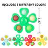24 Pcs Fidget Spinners Bulk-Mini Pop Bubble Fidget Spinner Toys for Kids Valentine Day Gifts Party Favors,Birthday Return Gifts Goodie Bags Stuffers,Treasure Box Classroom Rewards Carnival Prizes view 2