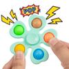 24 Pcs Fidget Spinners Bulk-Mini Pop Bubble Fidget Spinner Toys for Kids Valentine Day Gifts Party Favors,Birthday Return Gifts Goodie Bags Stuffers,Treasure Box Classroom Rewards Carnival Prizes view 4