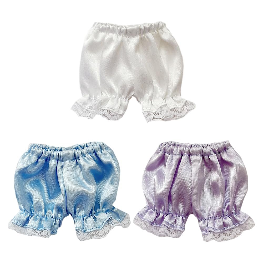 niannyyhouse 15cm 20cm Plush Doll Clothes Shorts Lace Bottoms Dolls Dressup (A1-20cm)