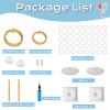 Balloon Arch Stand Kit - Free Bending Shape 8.2ft & 4.9ft Half Arch Balloon Column Stand with Base Backdrop Decoration for Wedding, Birthday, Baby Showers, Halloween Decorations view 2