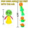 24Pcs Jumping Spring Rockets Launchers Fidget Emoticon Popper Toys for Kids Party Favors,Valentine Day Gifts Birthday Return Gifts,Pinata Goodie Bag Stuffers,Treasure Box Classroom Rewards Prizes view 2