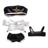 niannyyhouse 10cm Plush Doll Clothes Hat Shirts Pants Vest Gentleman's Vest Set Dolls Dressup (White) view 1