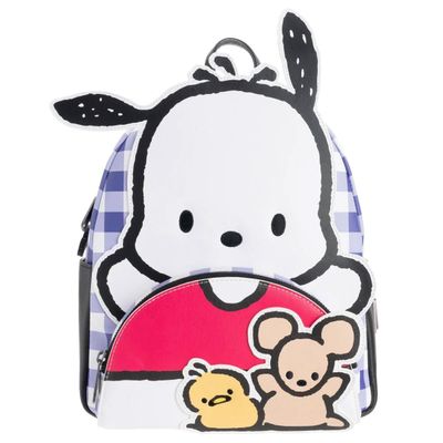 Loungefly SANRIO Pochacco Cosplay Plaid Mini-Backpack - Entertainment Earth Exclusive