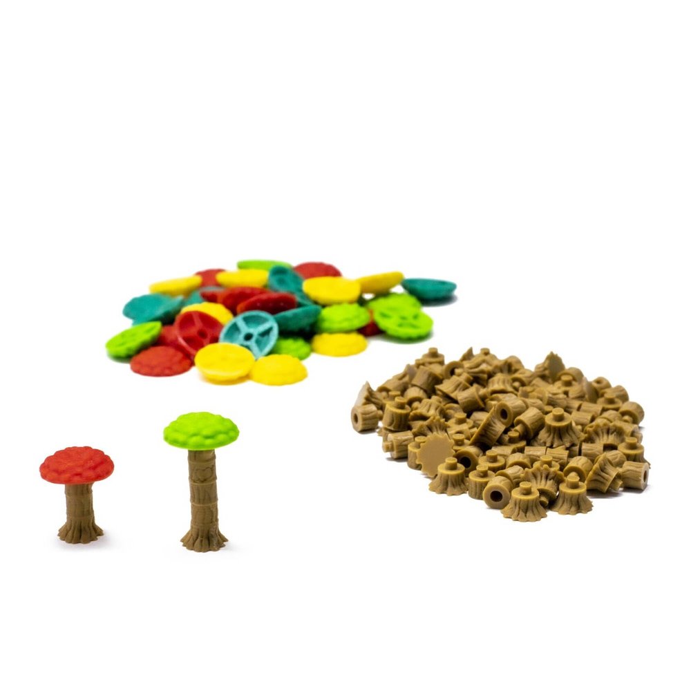 BoardGameSet Earth Board Game Upgrade Expansion Set - Trees of Earth | Board Game Accessories Upgrade Gaming Meeples Tokens Organizers Pieces