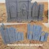 10th Edition 40k Tournament Terrain Set, 3dPrinted Wargame Terrain 28mm Scale Buildings in Ruins, Imperialis Sci fi Gothic Wargaming Scenery view 4