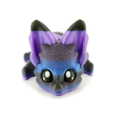 Lunar The Galaxy Fox 7.5 Inches - 3D Printed Fidget Fantasy Creature