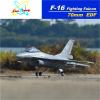 ToysCentral Basics Model Airplane F16 70mm 12 Blades Fighting Falcon RTF RC Planes, Large, Gray view 2